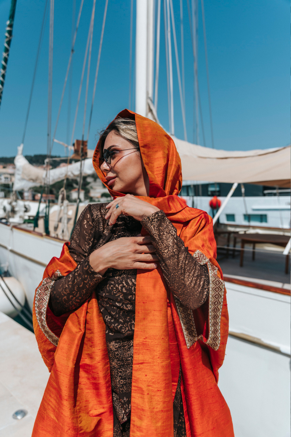Modern trendy abaya design – Qidfà Set, crafted for elegance